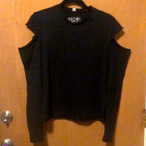 Sweatshirt Top- Black